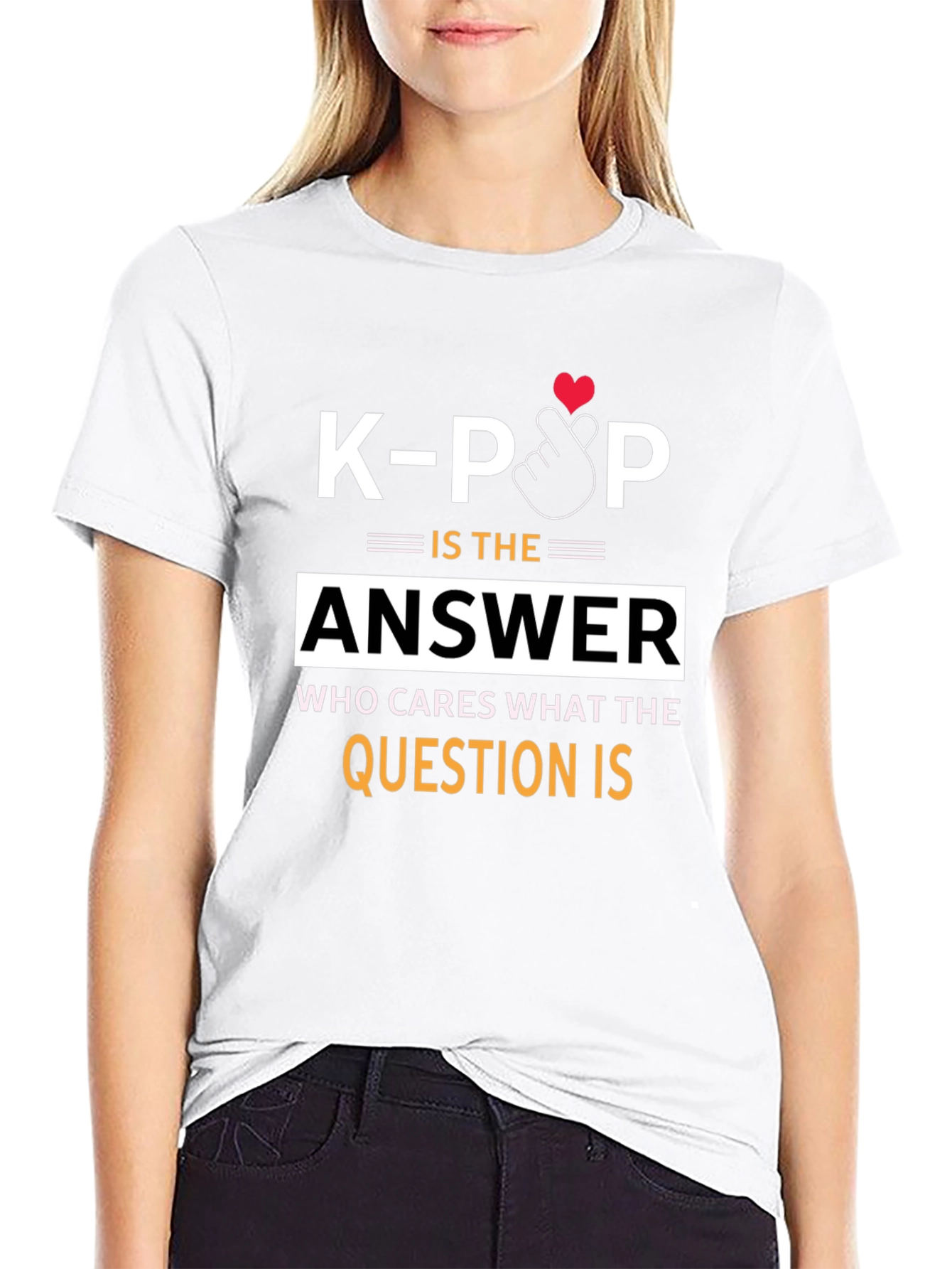 K-Pop Is The Answer Graphic T-Shirt