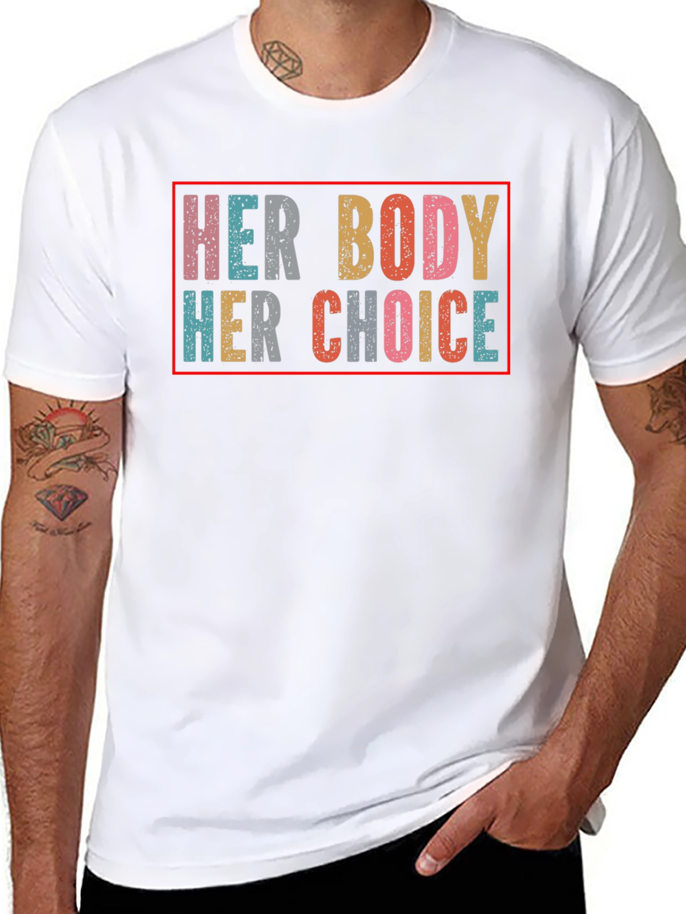 Her Body Her Choice T-Shirt - Pro Choice Apparel