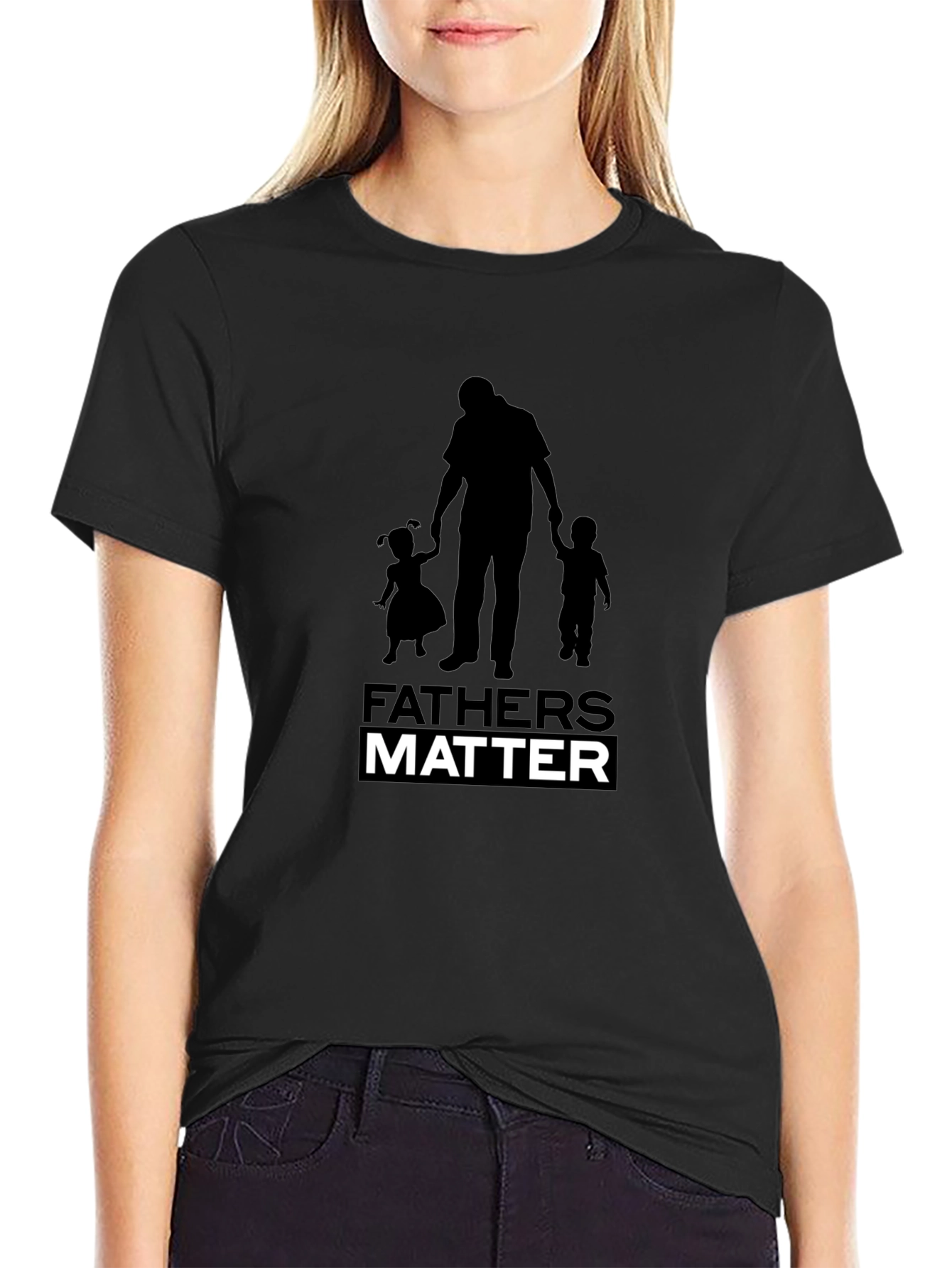 Fathers Matter Black Graphic Tee