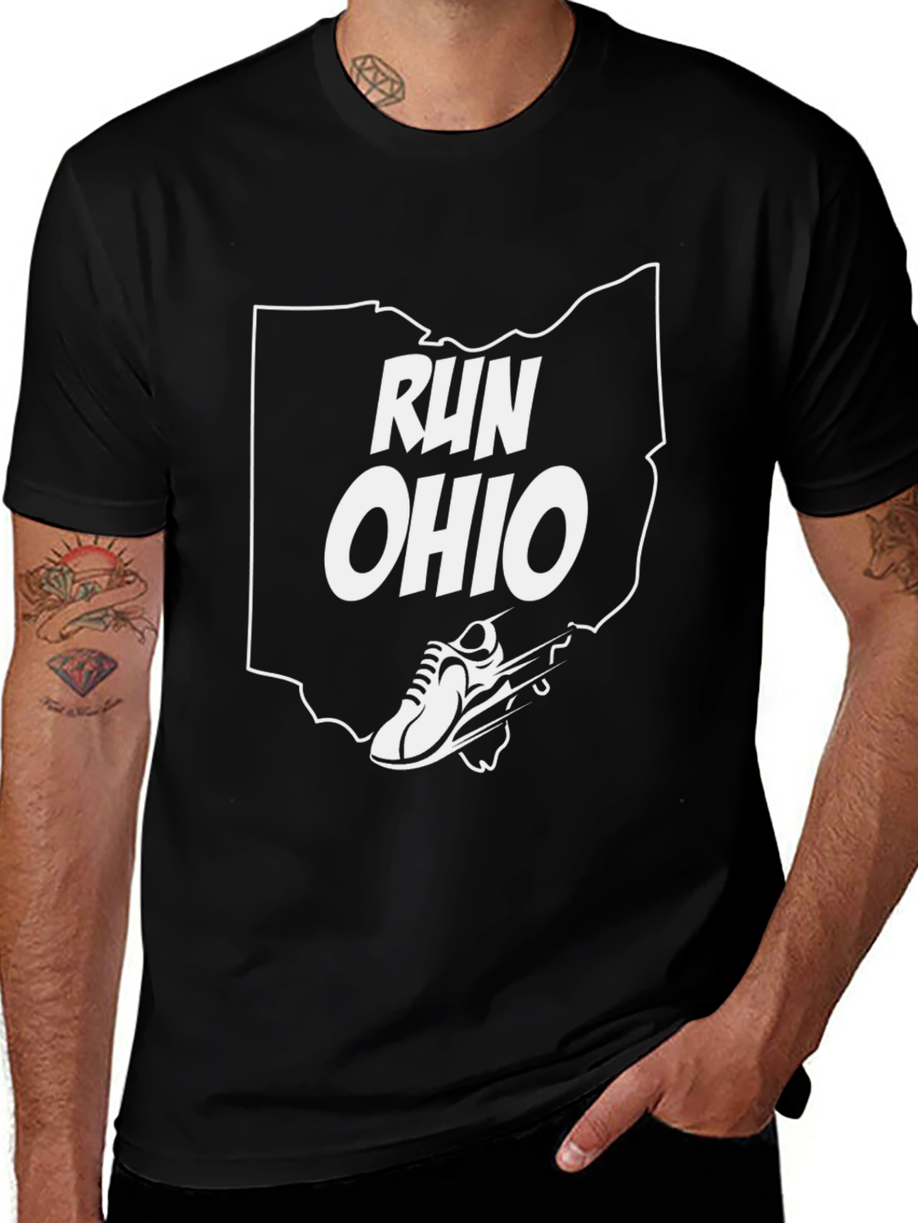 Run Ohio Graphic T-Shirt