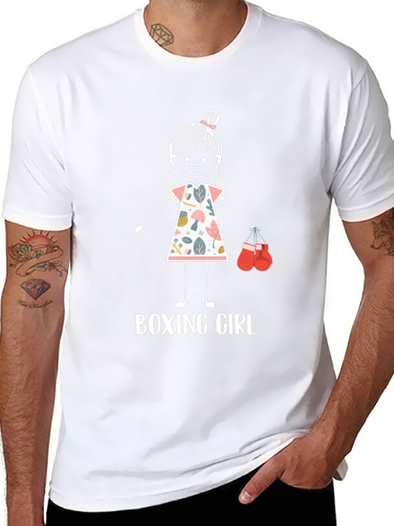 Boxing Girl T-Shirt - Cute Fighter Tee