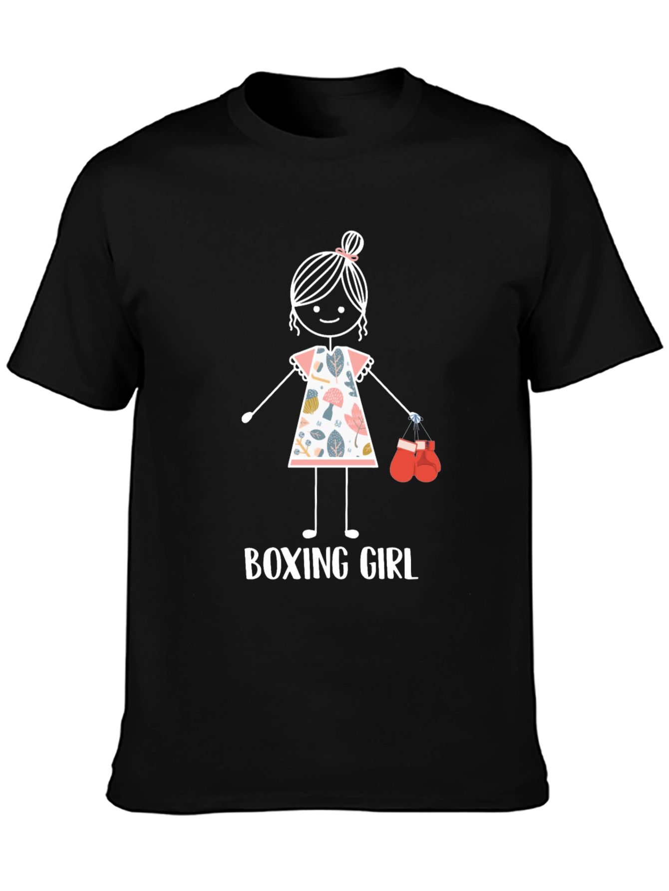 Boxing Girl T-Shirt - Cute Fighter Tee