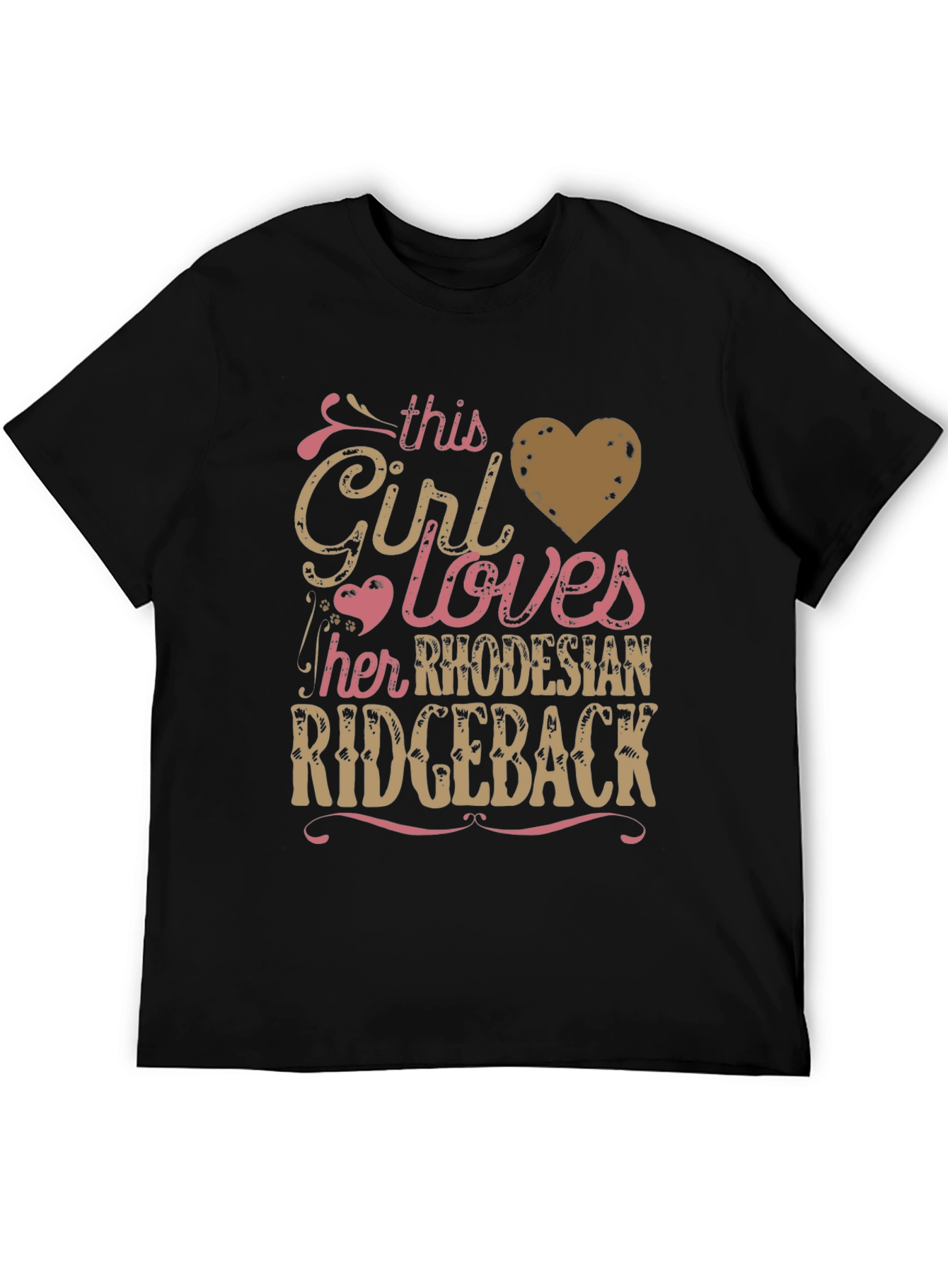 Rhodesian Ridgeback Lover T-Shirt - Girls Best Friend Tee