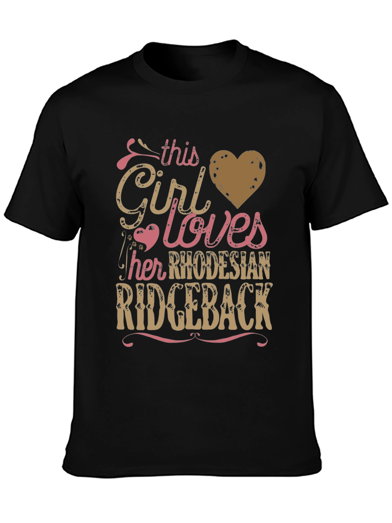Rhodesian Ridgeback Lover T-Shirt - Girls Best Friend Tee