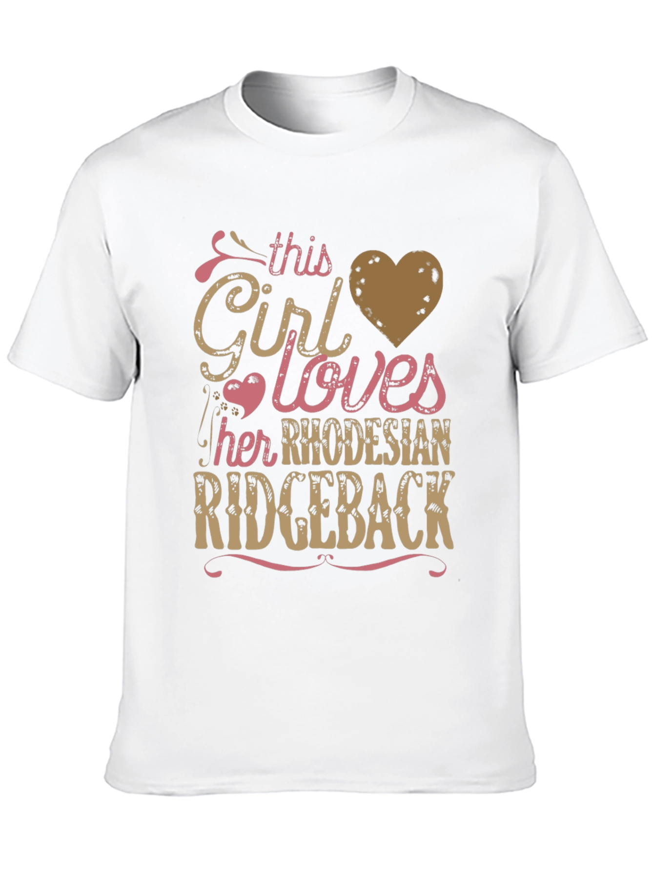 Rhodesian Ridgeback Lover T-Shirt - Girls Best Friend Tee