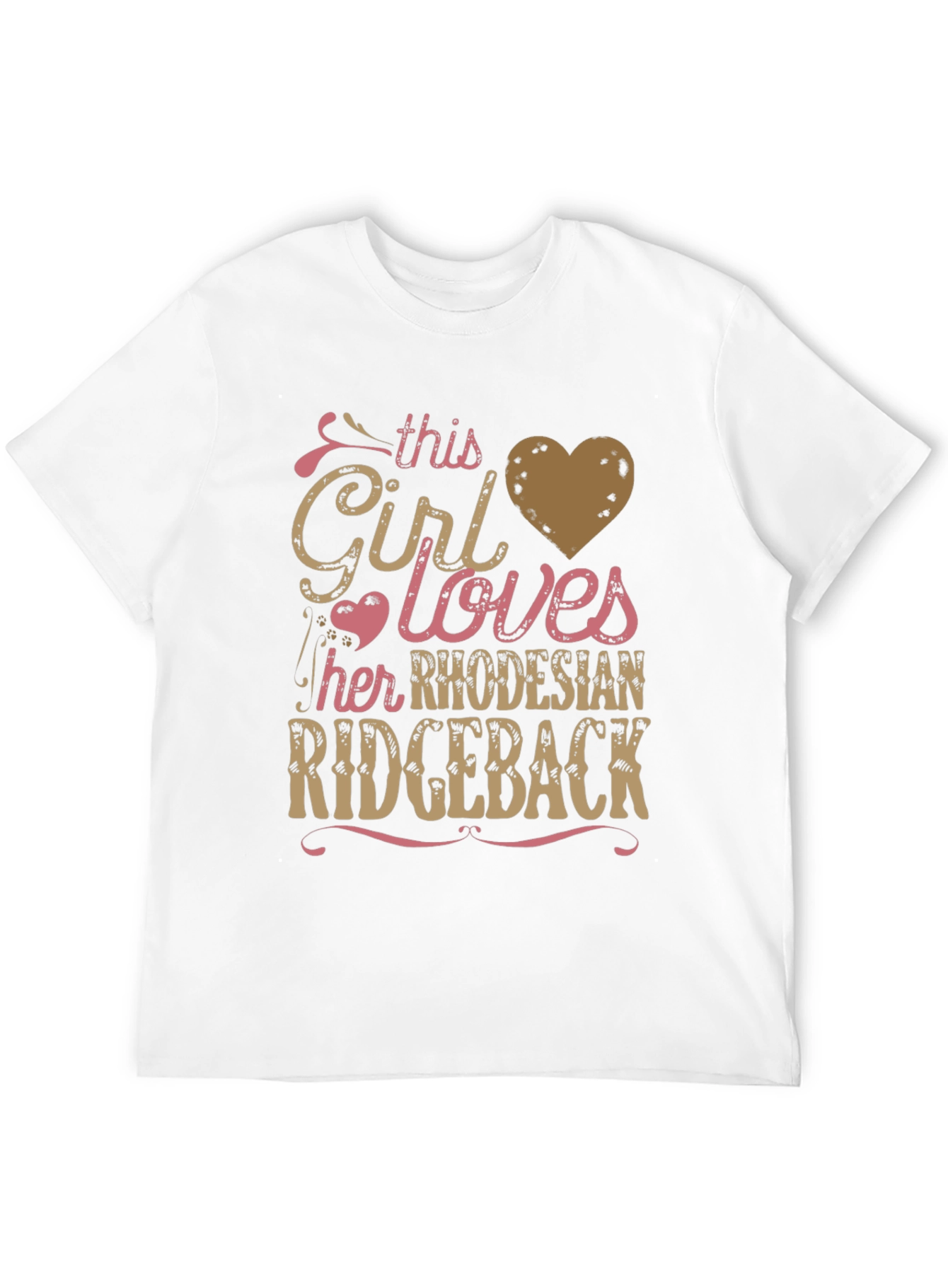 Rhodesian Ridgeback Lover T-Shirt - Girls Best Friend Tee