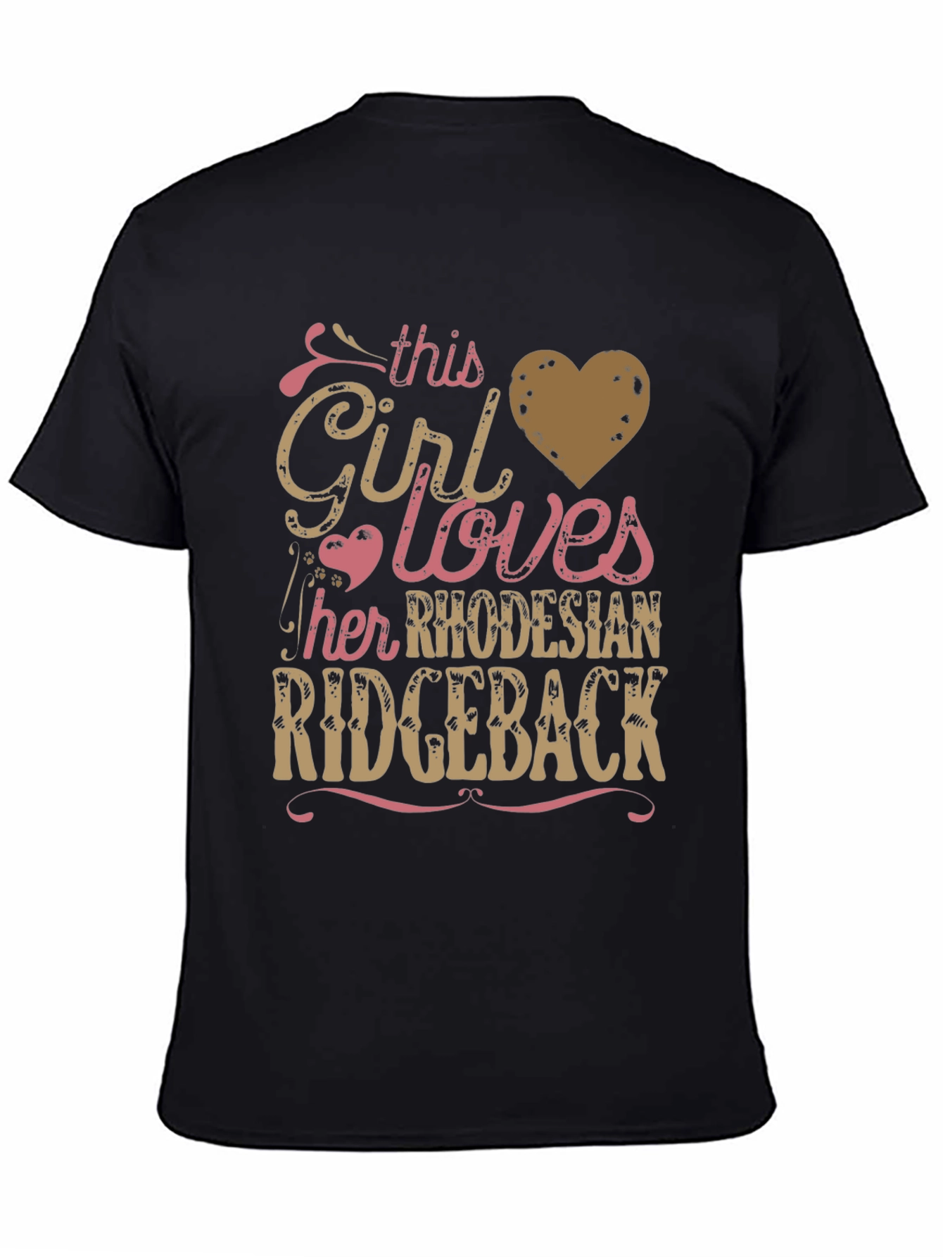 Rhodesian Ridgeback Lover T-Shirt - Girls Best Friend Tee