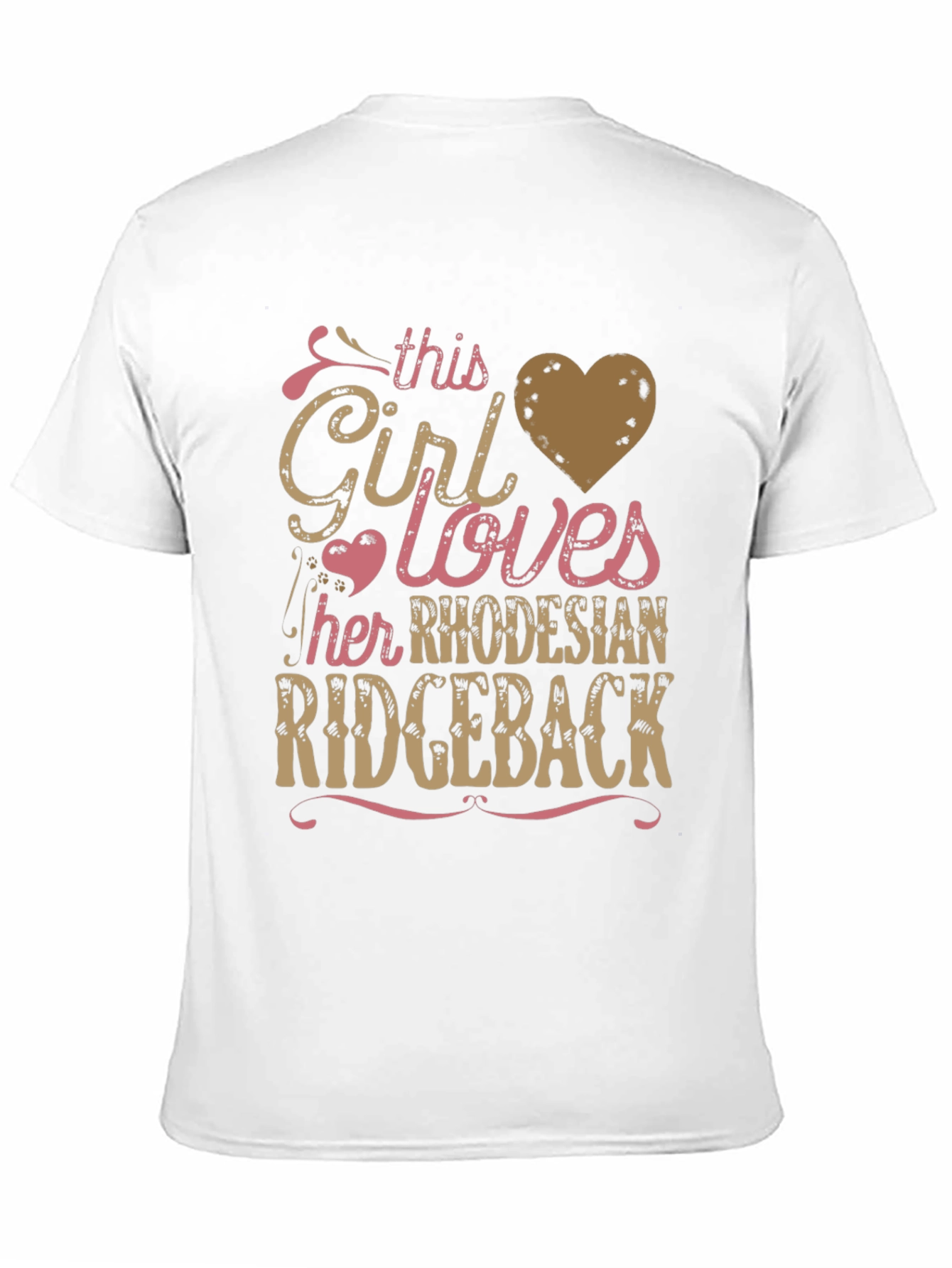 Rhodesian Ridgeback Lover T-Shirt - Girls Best Friend Tee