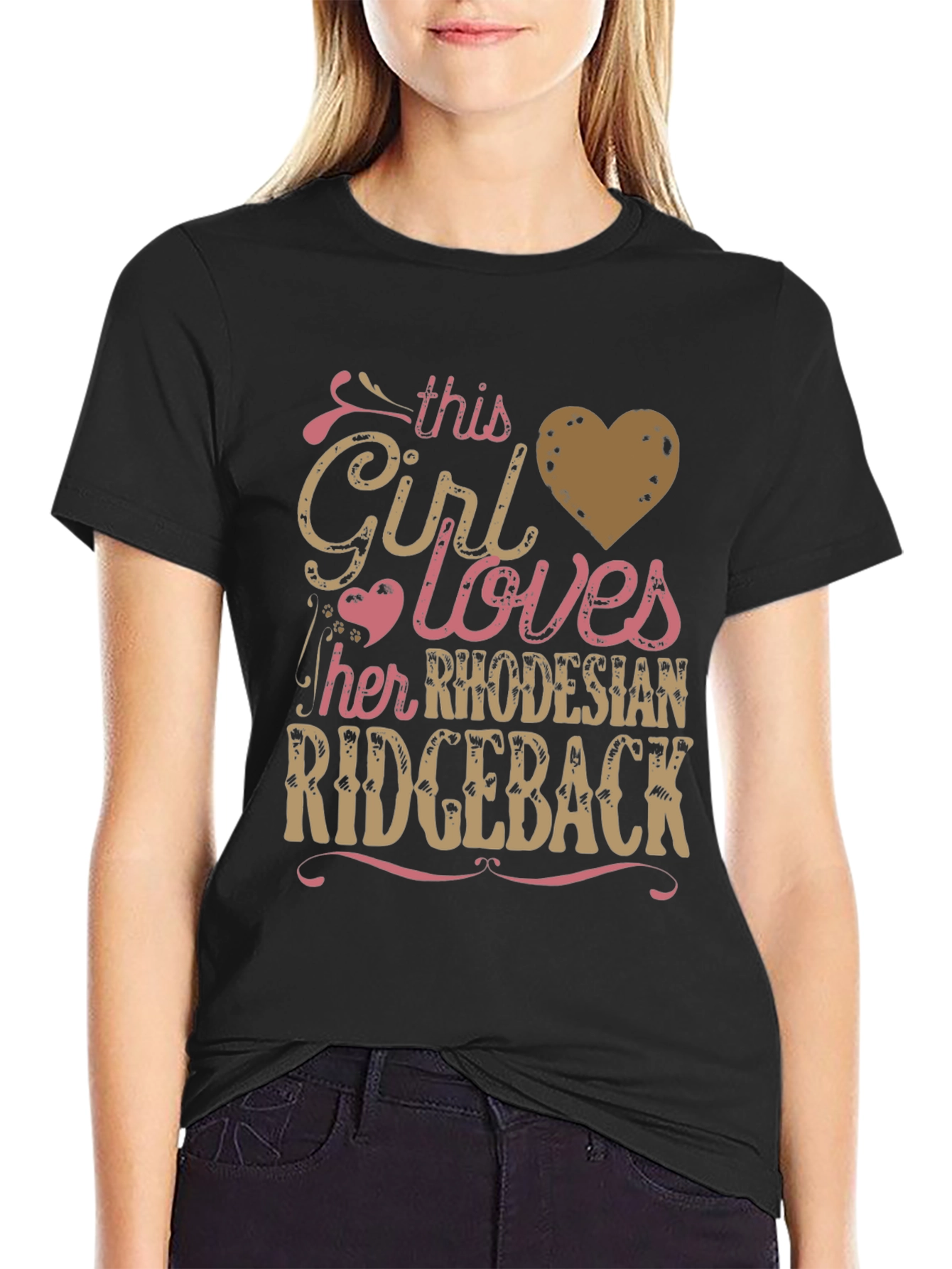 Rhodesian Ridgeback Lover T-Shirt - Girls Best Friend Tee