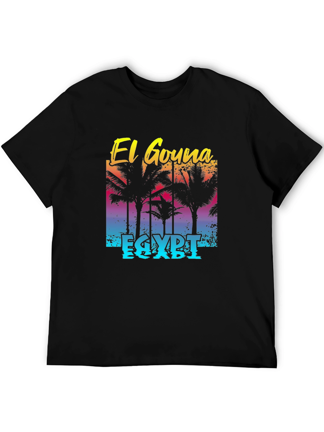 El Gouna Egypt T-Shirt Palm Tree Graphic Tee