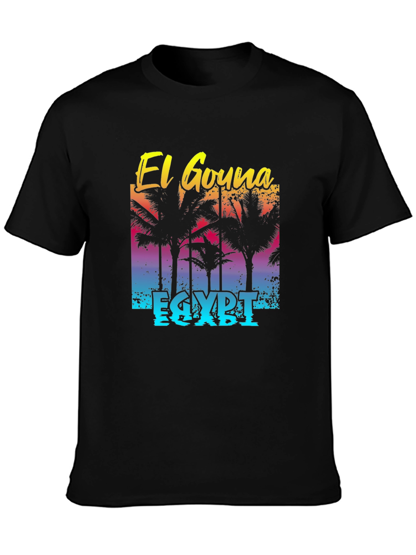 El Gouna Egypt T-Shirt Palm Tree Graphic Tee