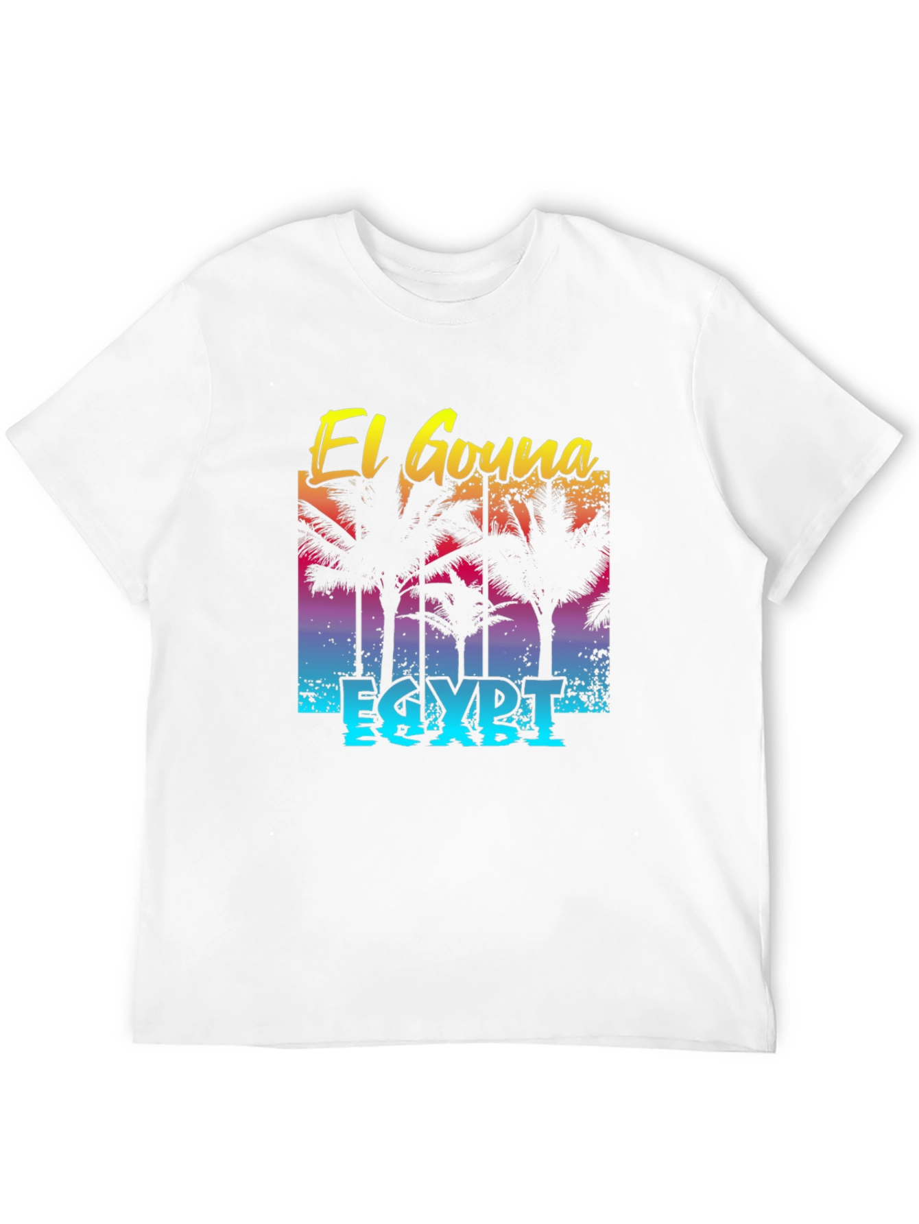 El Gouna Egypt T-Shirt Palm Tree Graphic Tee