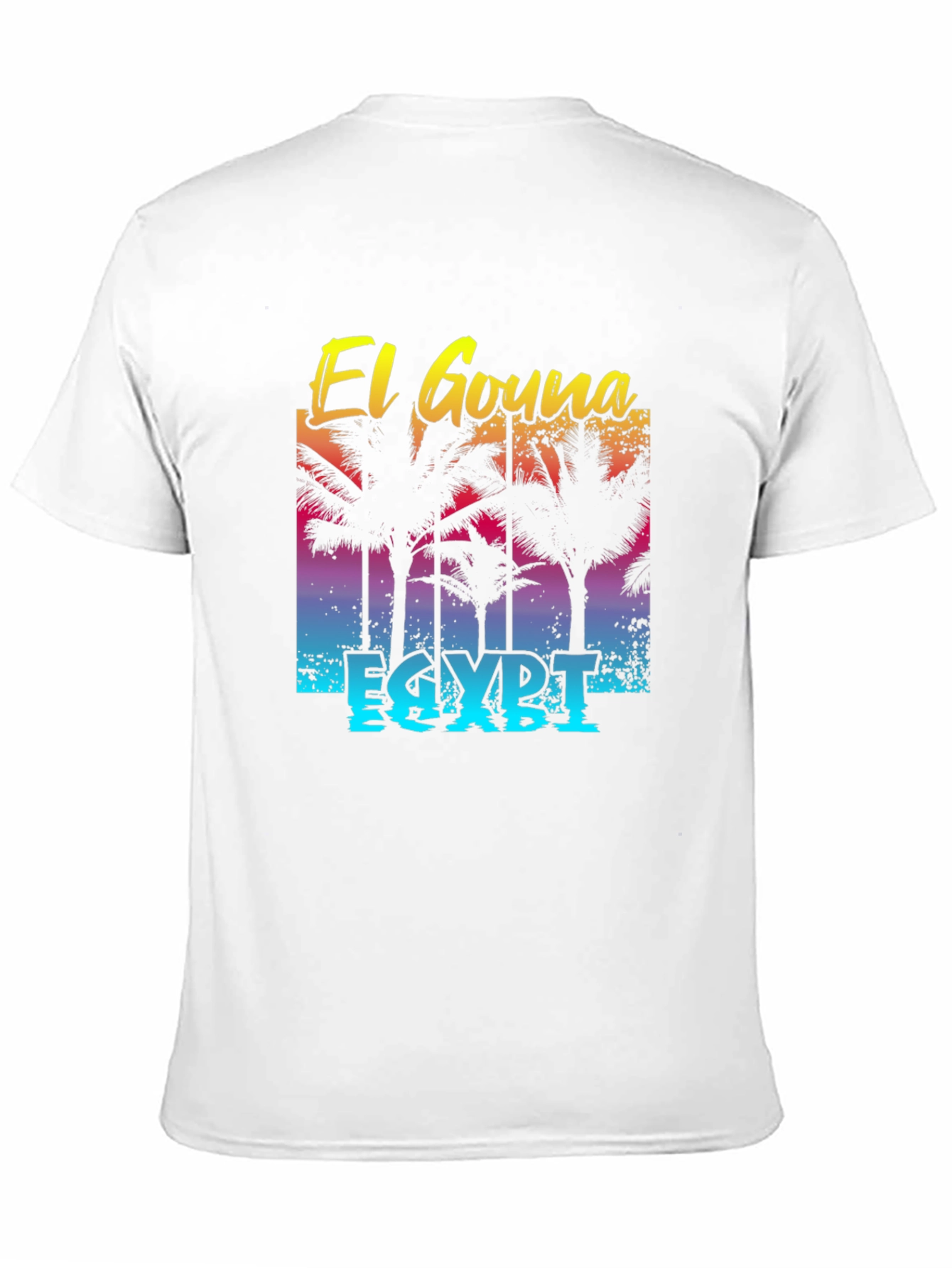 El Gouna Egypt T-Shirt Palm Tree Graphic Tee