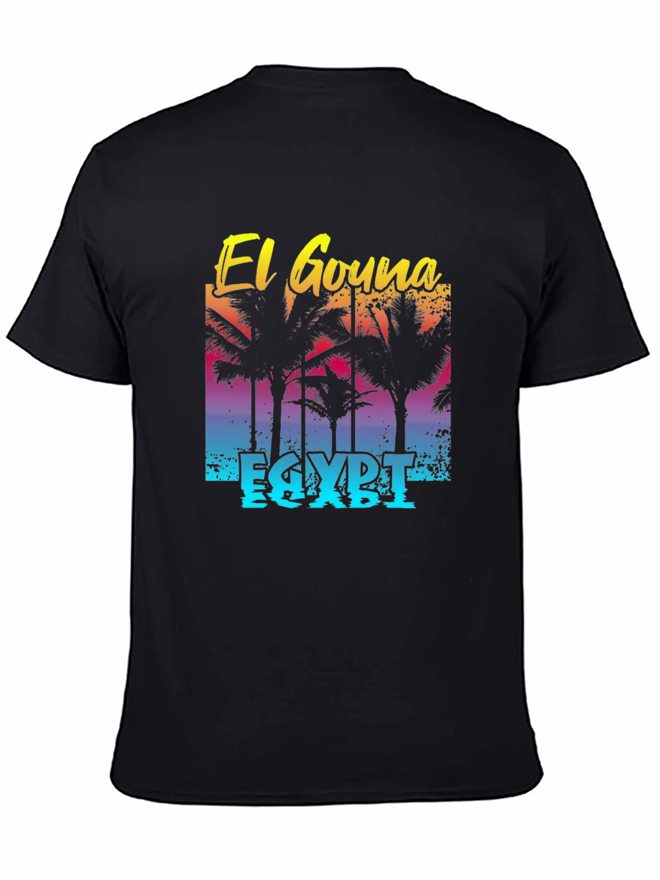 El Gouna Egypt T-Shirt Palm Tree Graphic Tee