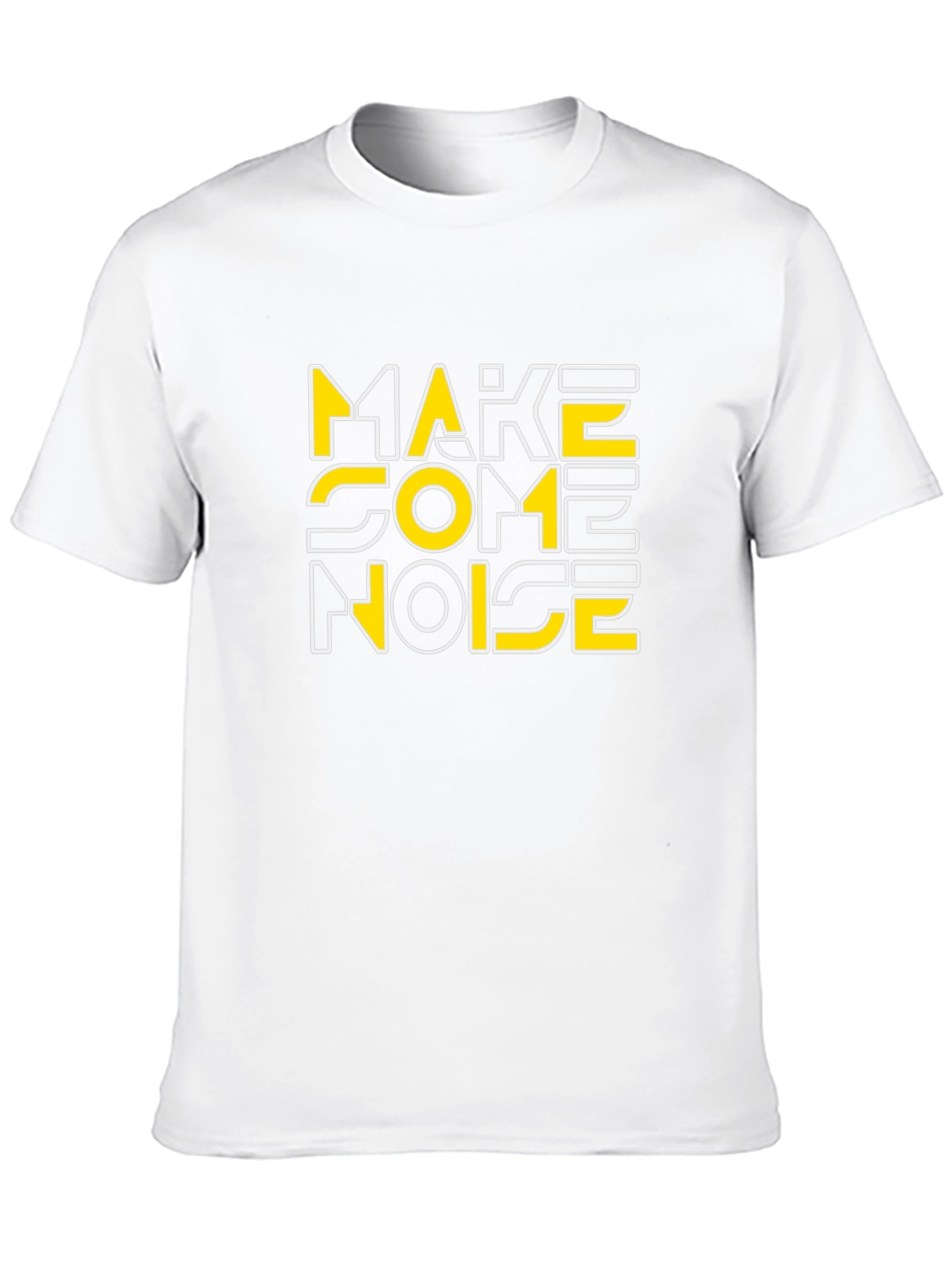Make Some Noise Graphic Tee - Black