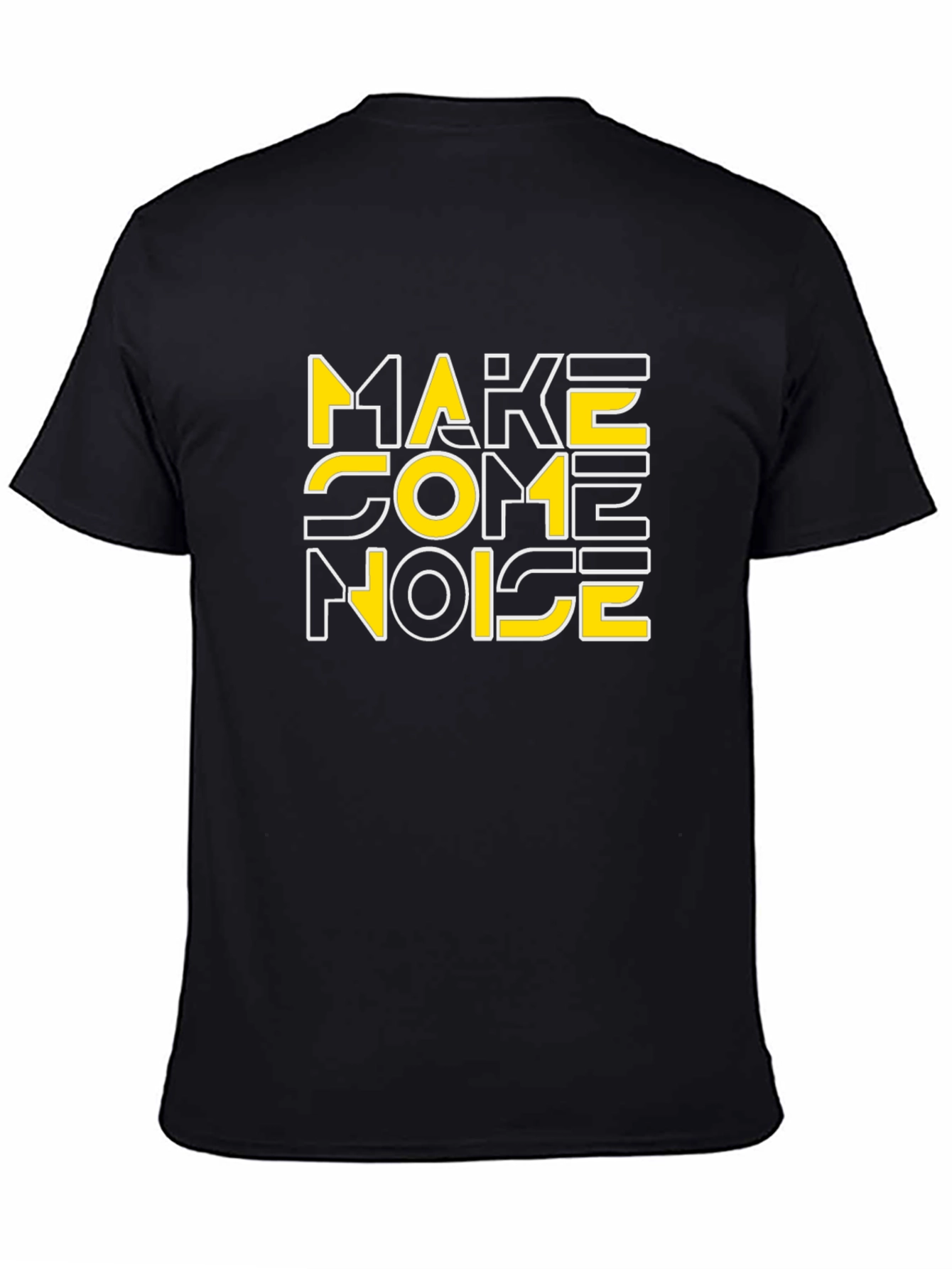 Make Some Noise Graphic Tee - Black