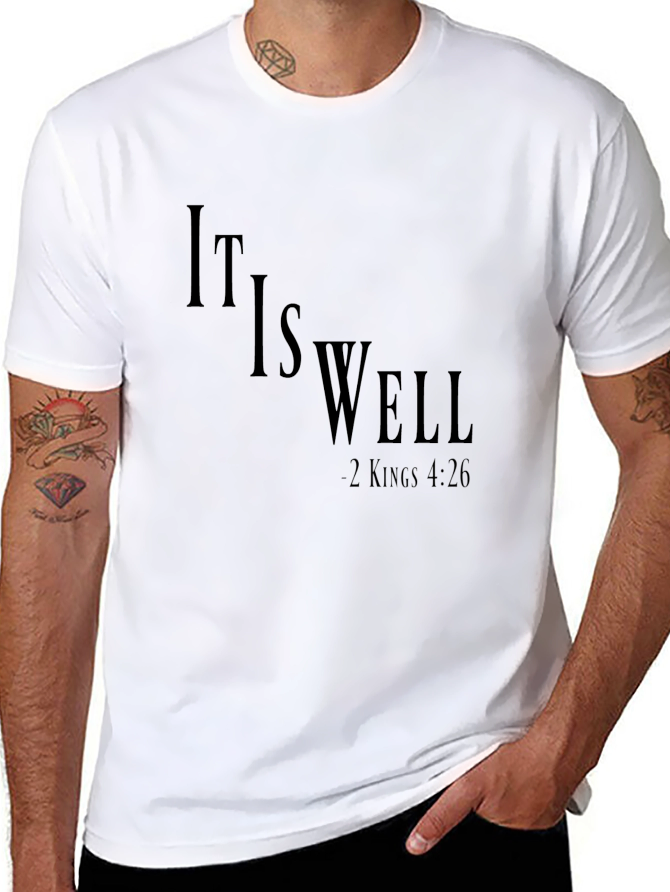 It Is Well Christian T-Shirt - Kings 4:26