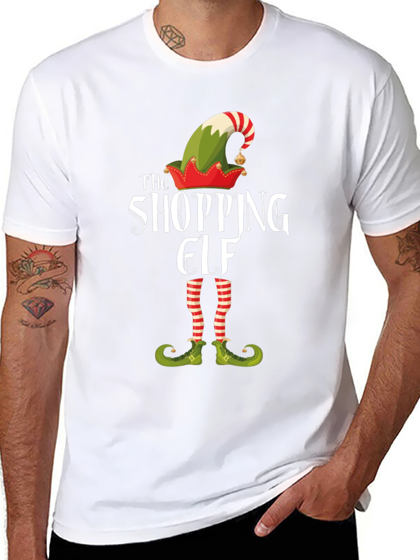Shopping Elf Graphic Tee
