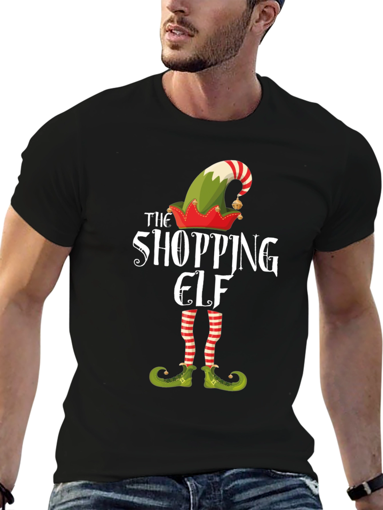 Shopping Elf Graphic Tee