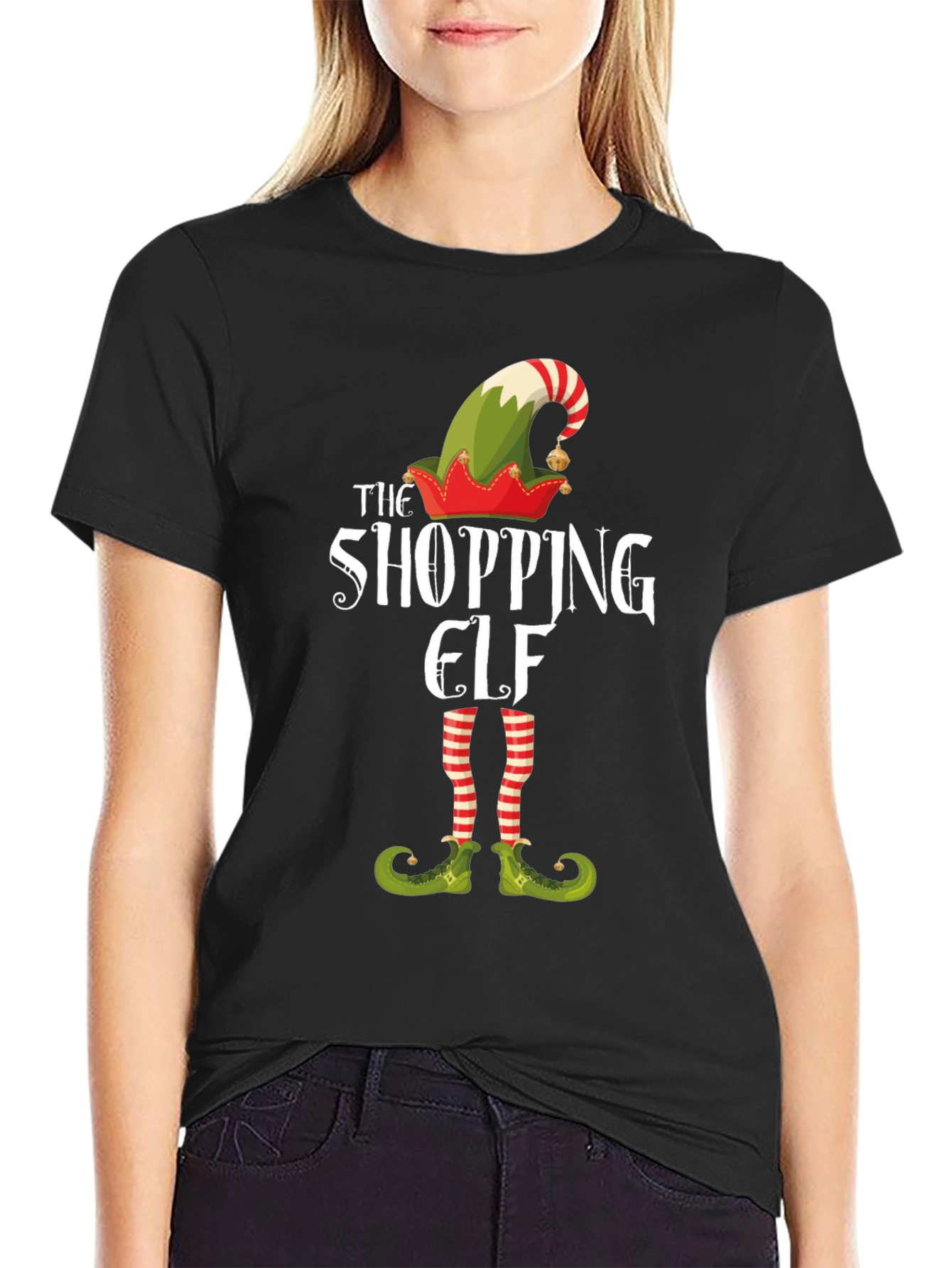 Shopping Elf Graphic Tee