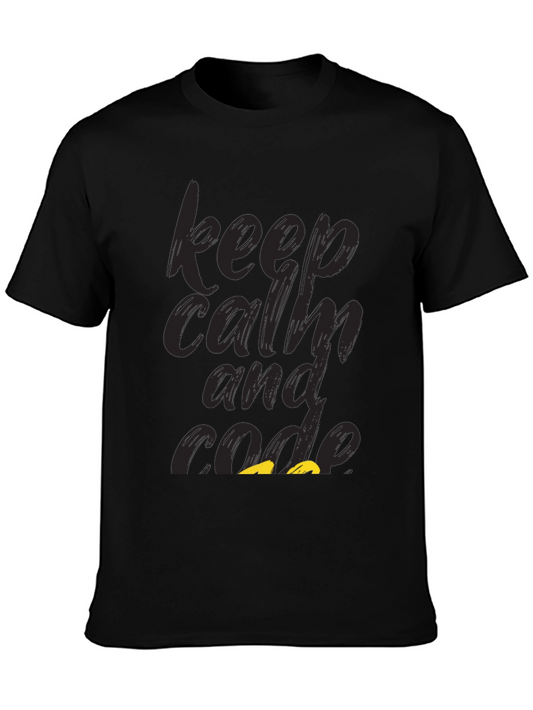 Keep Calm and Code Graphic Tee