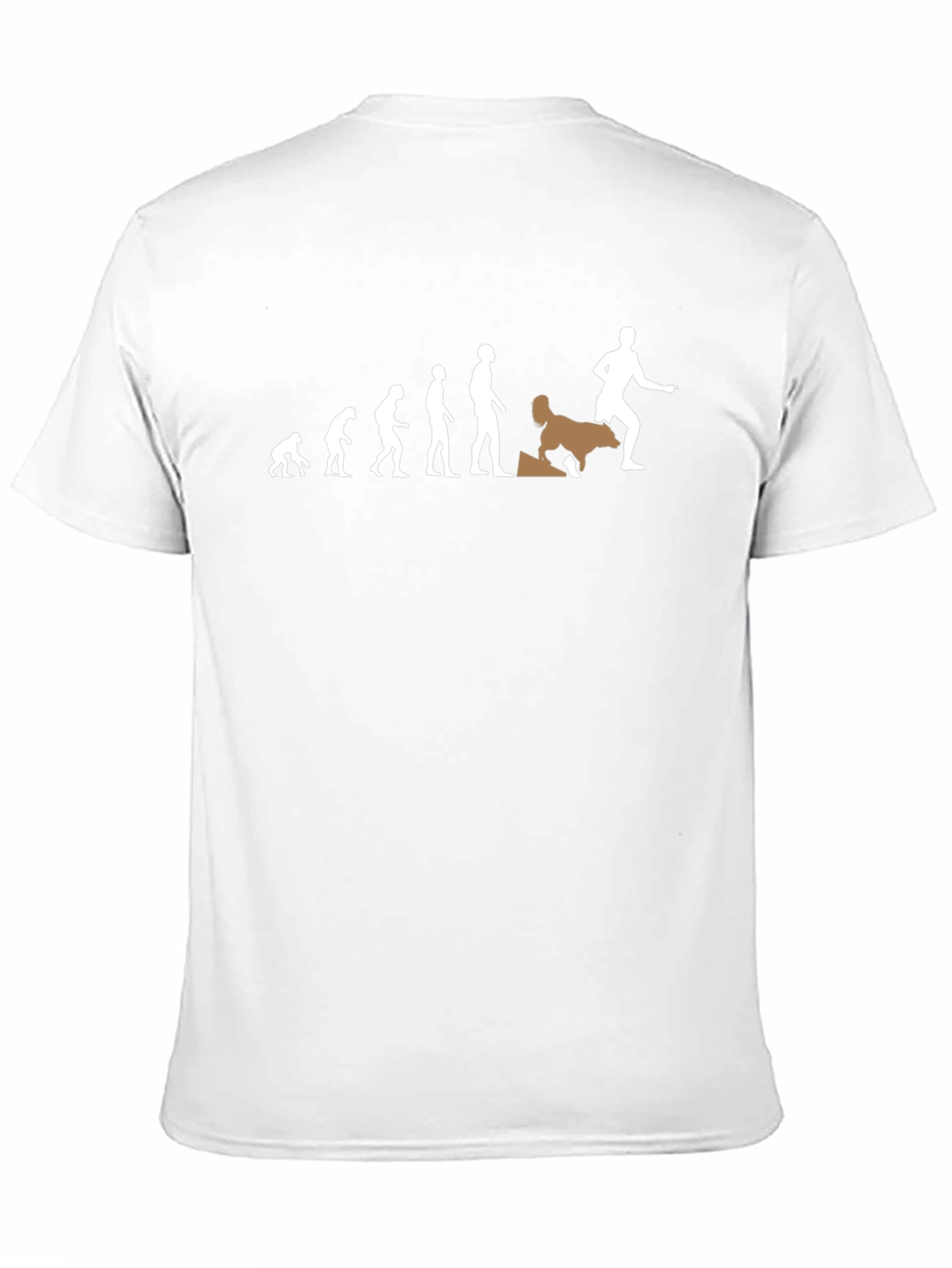 Evolution Dog T-Shirt - Humorous Design