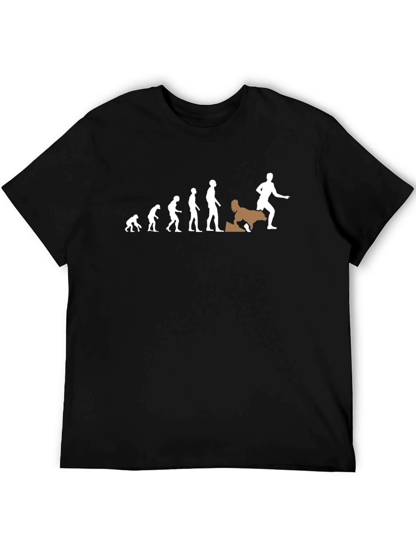 Evolution Dog T-Shirt - Humorous Design