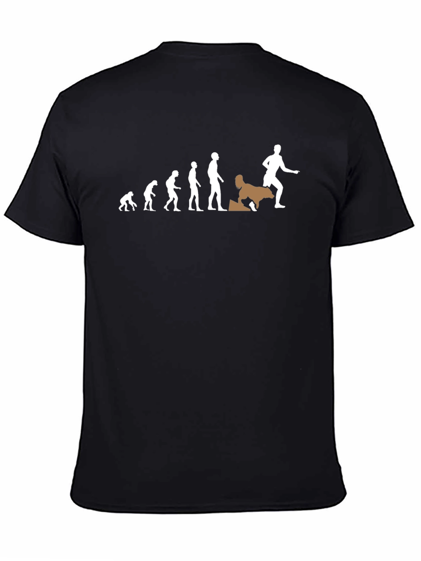 Evolution Dog T-Shirt - Humorous Design