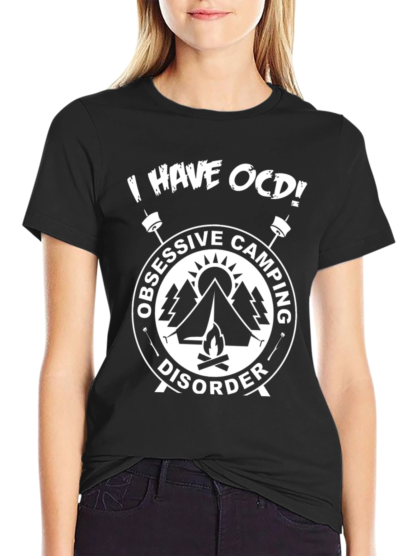 Obsessive Camping Disorder Graphic T-Shirt
