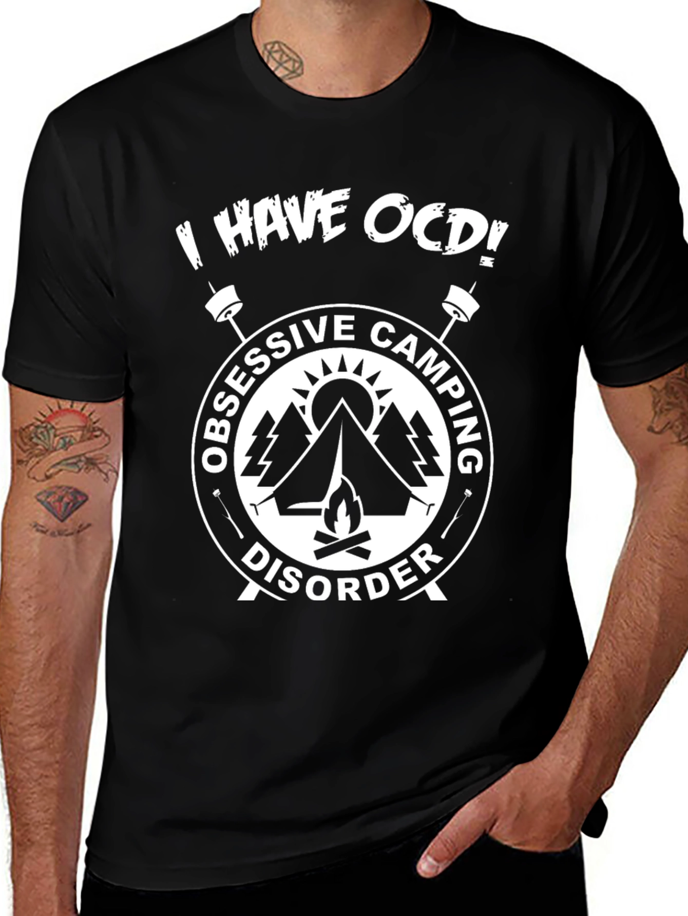 Obsessive Camping Disorder Graphic T-Shirt