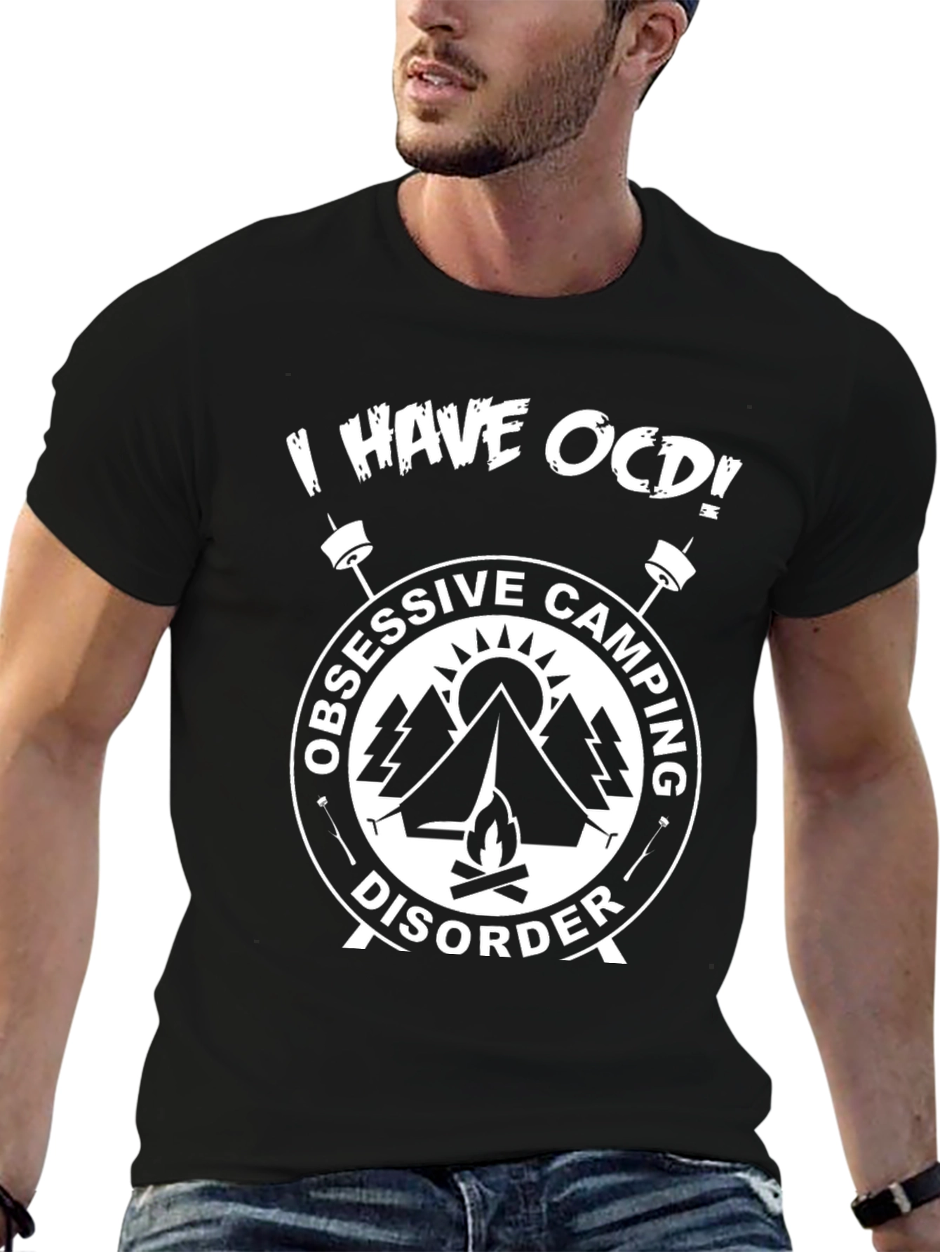 Obsessive Camping Disorder Graphic T-Shirt