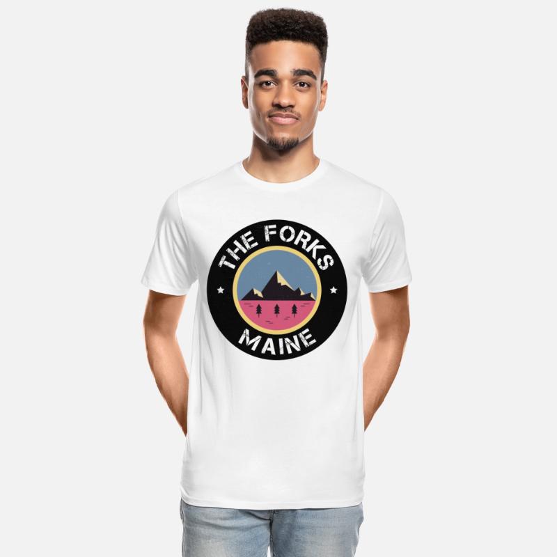 The Forks Maine State Lovers Mountains Nature