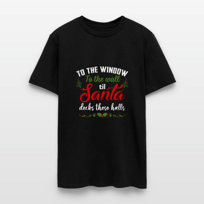 The Window To The Wall Til Santa Decks These Halls