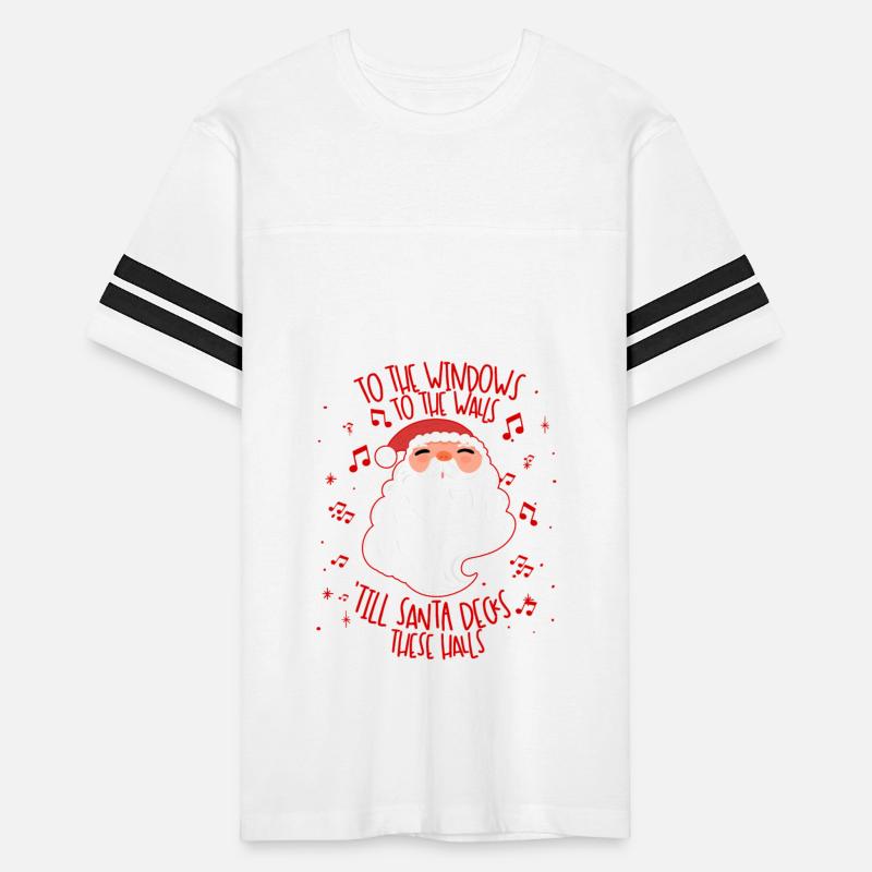 The Windows To The Walls Santa Decks These Halls