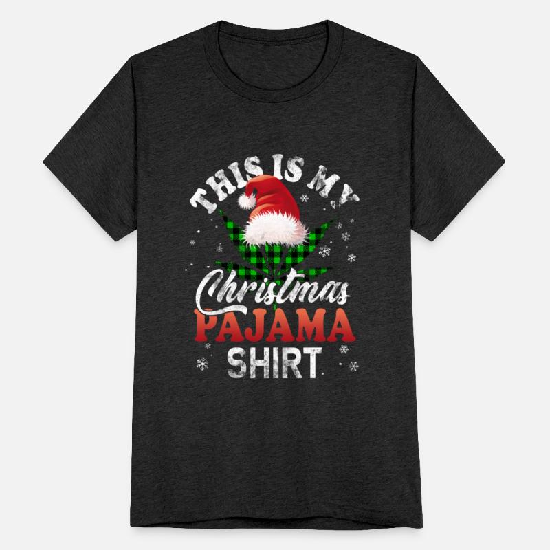 This Is My Christmas Pajama Weed Marijuana Funny