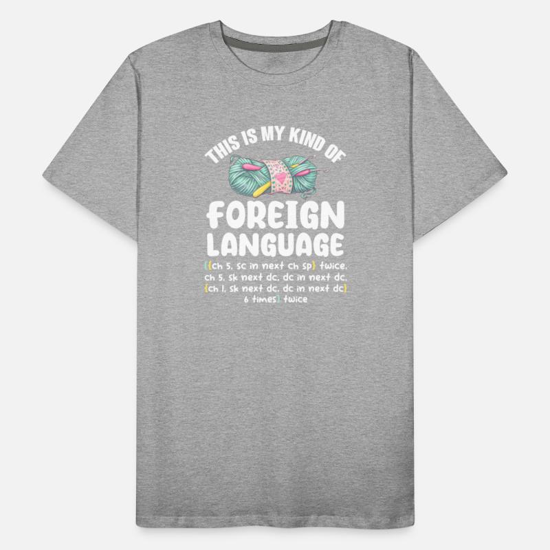 This Is My Kind of Foreign Language, Crocheting