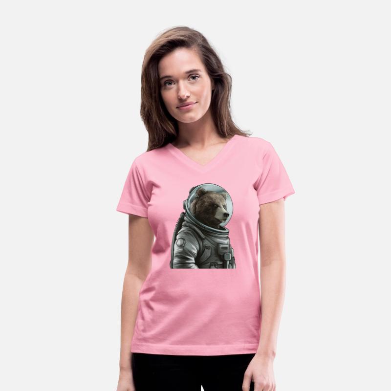 Thoughtful Brown Bear Astronaut