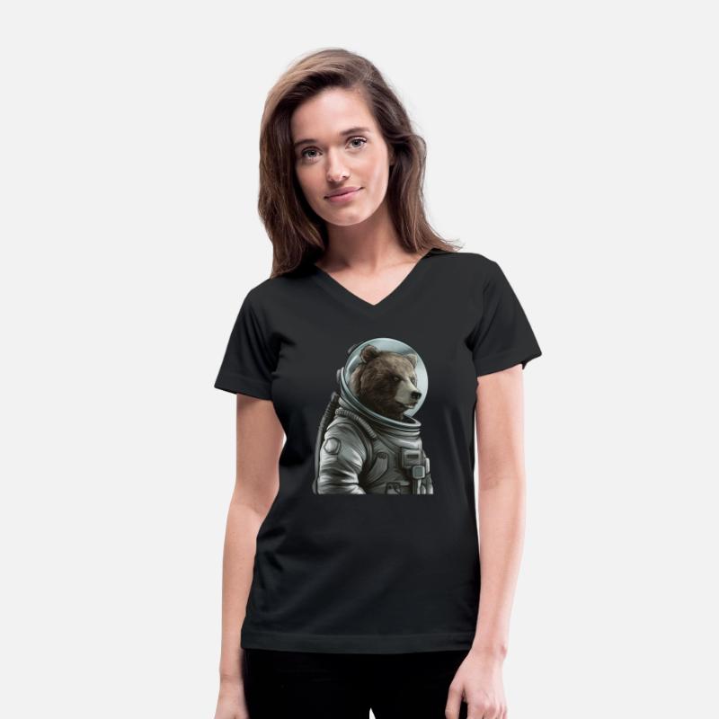 Thoughtful Brown Bear Astronaut