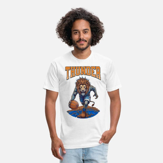 thunder championship Lion Hoops Mascot Sports