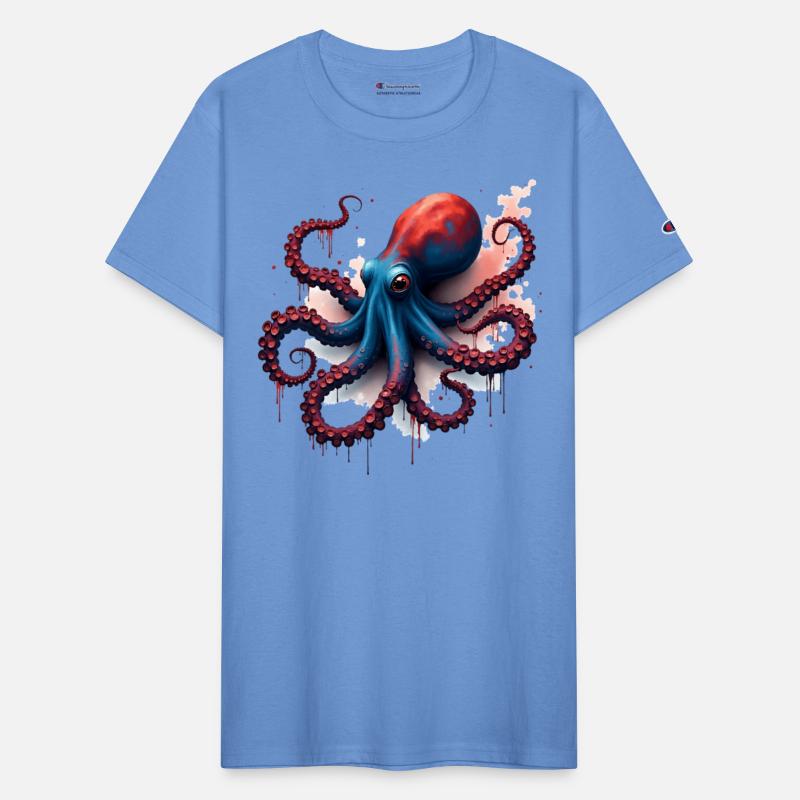 Tide Rebel – Blue & Red Octopus Power