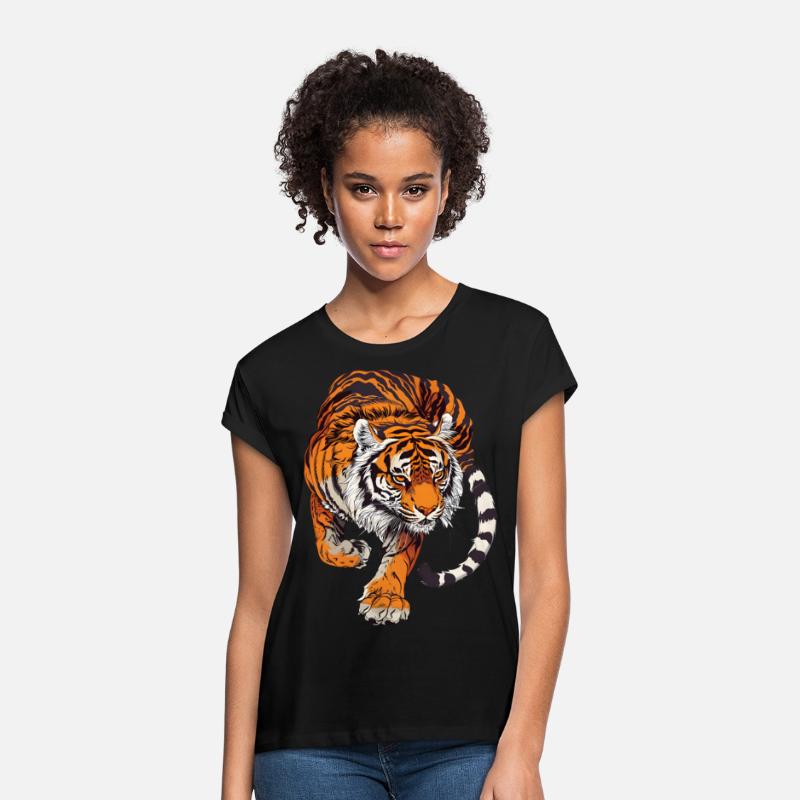 Tiger Design Wild Nature Forest Animals Theme