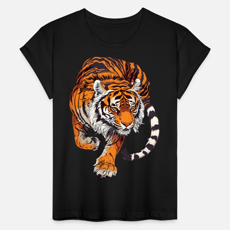 Tiger Design Wild Nature Forest Animals Theme