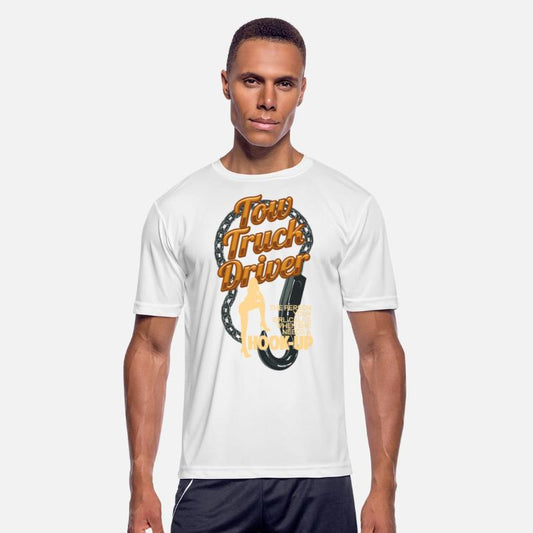 Tow Truck Driver Hook-Up Pun Funny Car Towing