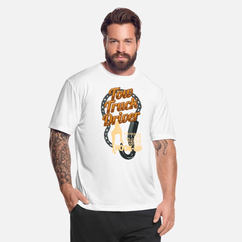 Tow Truck Driver Hook-Up Pun Funny Car Towing