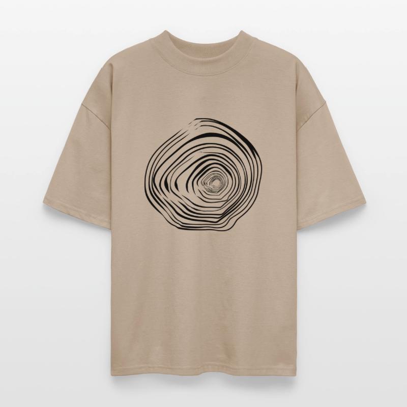 Tree Ring Growth – Minimal Nature Symbol