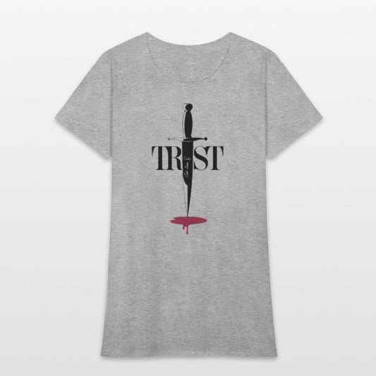 Trust Cuts Deep: Minimalist Dagger Art
