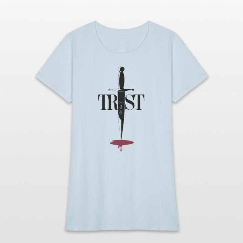 Trust Cuts Deep: Minimalist Dagger Art