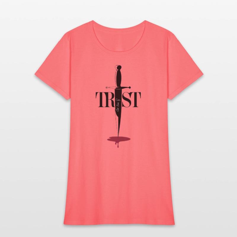 Trust Cuts Deep: Minimalist Dagger Art