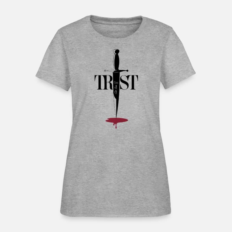 Trust Cuts Deep: Minimalist Dagger Art