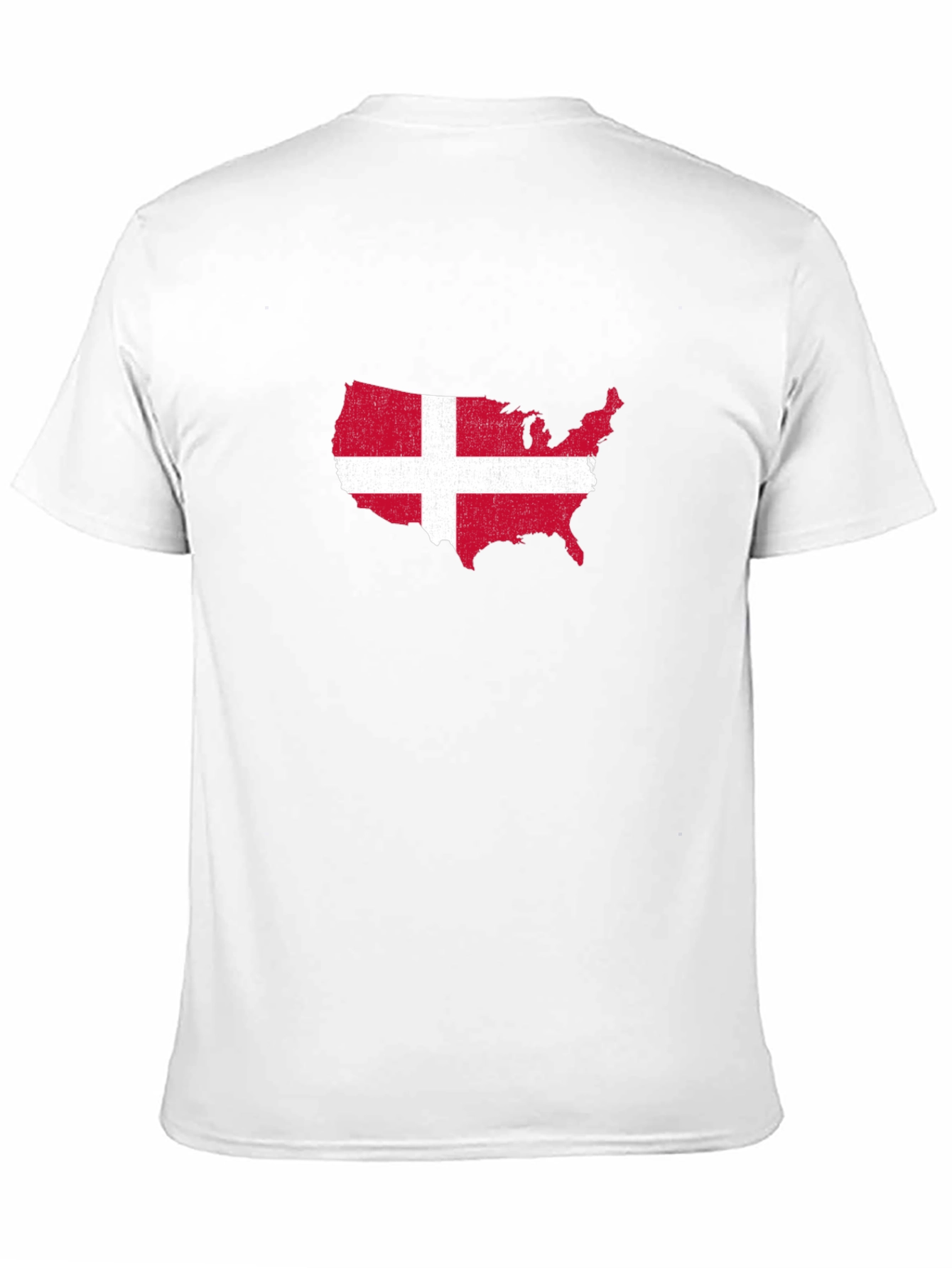 USA Denmark Flag T-Shirt - Patriotic Graphic Tee